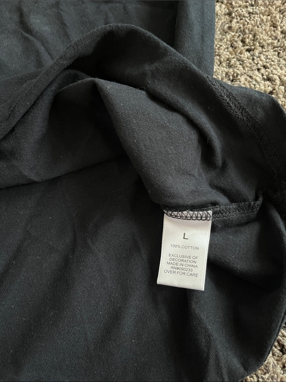 PLAYBOY Black Tee with White Logo. Men. Large. PAC SUN - Picture 8 of 9